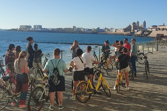 A private stroll cycling around Cádiz + bike rental - Alameda Apodaca and Cádiz’s old ficus tree