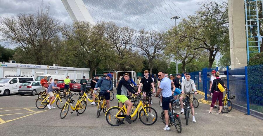 Bike Tour in Seville - Maria Luisa Park and the open side of Seville