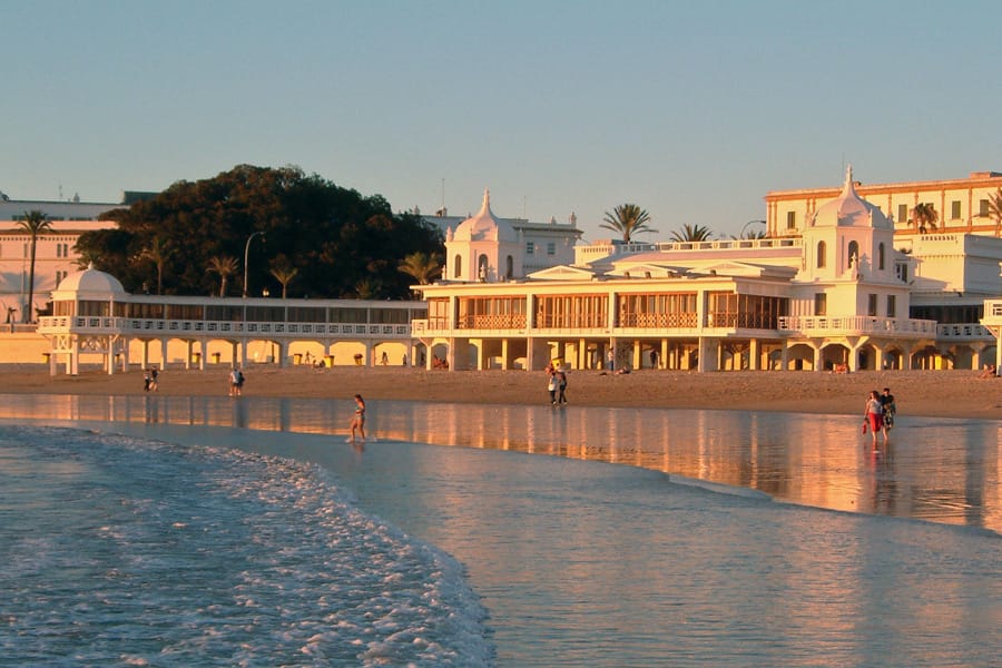 Cadiz Full-Day Guided Excursion from Seville - Gran Teatro Falla and the squares of civic Cádiz