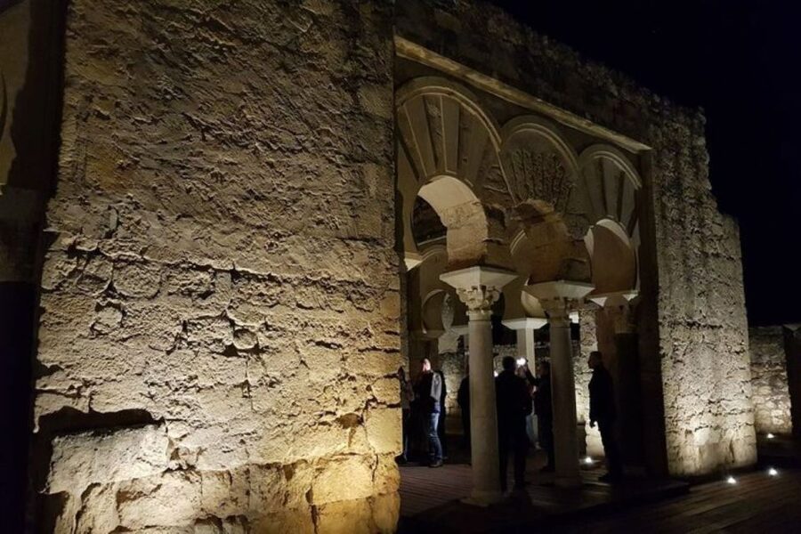 Cordoba: Medina Azahara Night Tour without transport - Meeting at the Red Cross roundabout