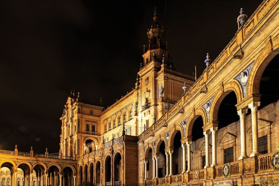 Enchanted Seville: Private Walking Tour - Plaza de la Alfalfa shifts the setting again