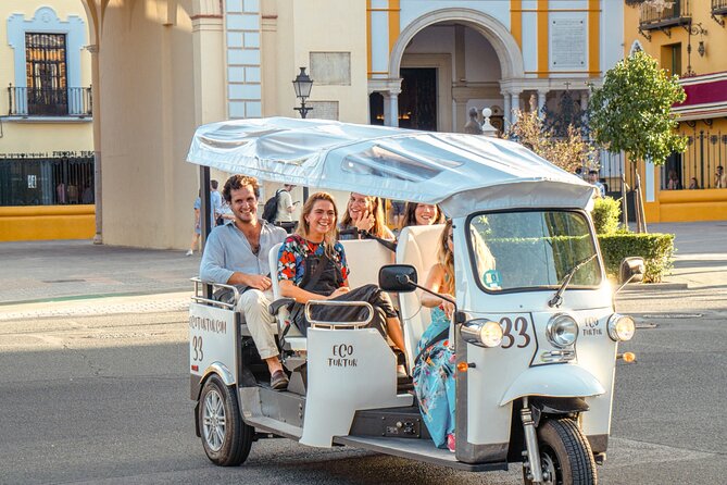 Express Tour of Seville in Private Eco Tuk Tuk - From Arjona parking to the Isabel II Bridge