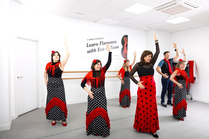 Flamenco Dance Class in Seville with optional Flamenco Costume - Flamenco class at a glance