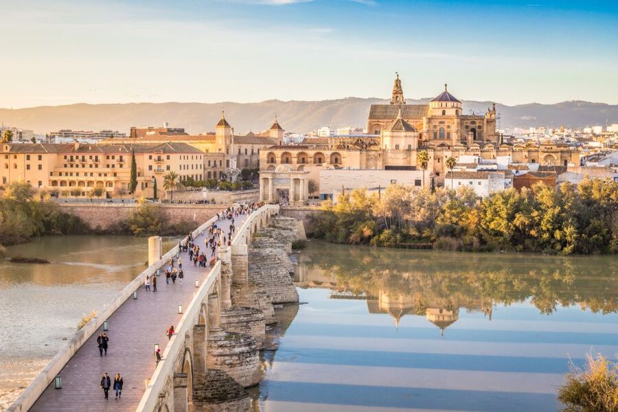 From Costa del Sol: Day Trip to Cordoba Free Time - The Roman Bridge and the view across the Guadalquivir