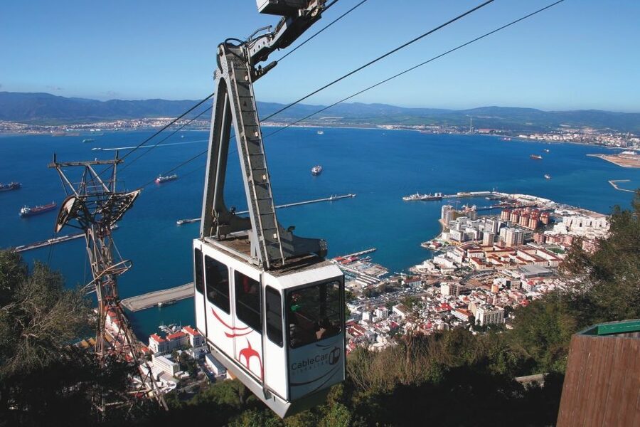 From Seville: Gibraltar Day Trip - The Pillars of Hercules and views toward Africa