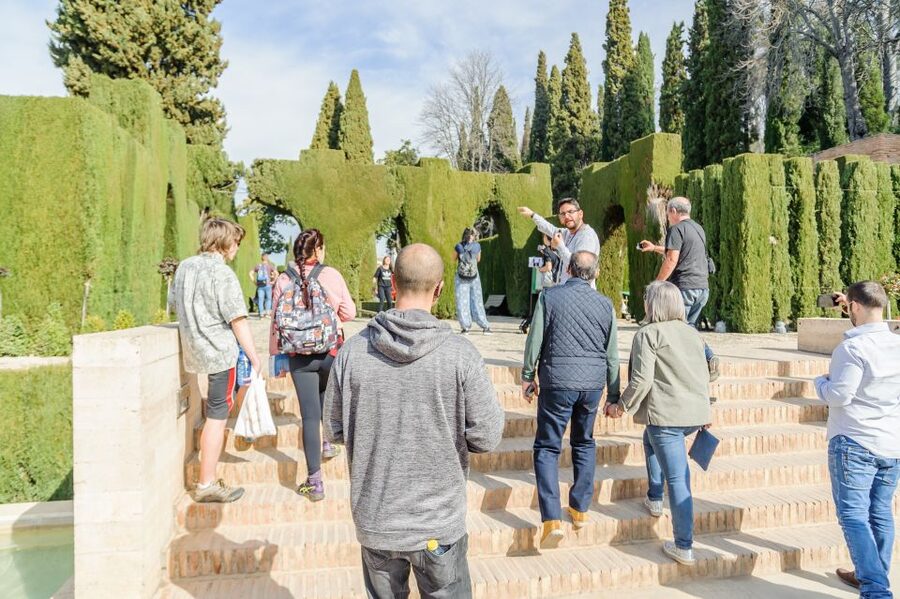 From Seville: Granada Day Trip Alhambra and Albaycin - Entering the Alhambra complex
