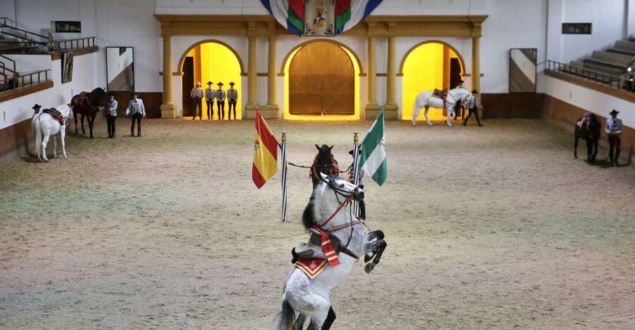 From Seville: Tour of Jerez with Horse Show & Wine Tasting - Inside a traditional Jerez sherry bodega
