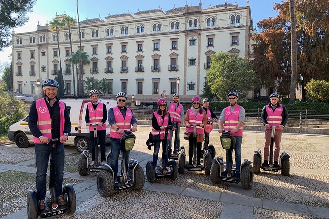Guided Monumental Route Segway Tour in Seville - Learning to ride before leaving C. Arjona
