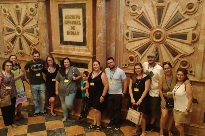 Guided visit to the Archivo de Indias - Starting outside the façade, Cathedral, and Alcázar