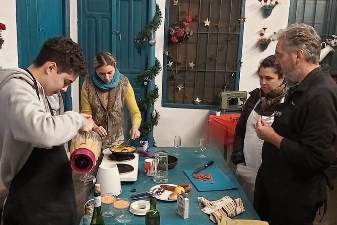 Paella and Salmorejo 2-Hour Cooking Class in Córdoba - Eating what you made with local wine