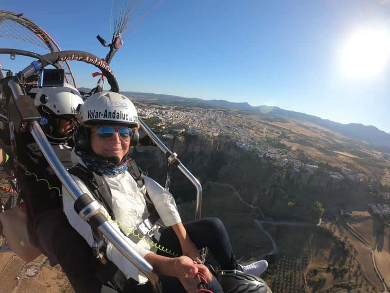 Paramotoring in Ronda (Malaga), near Marbella - What the takeoff and flight feel like