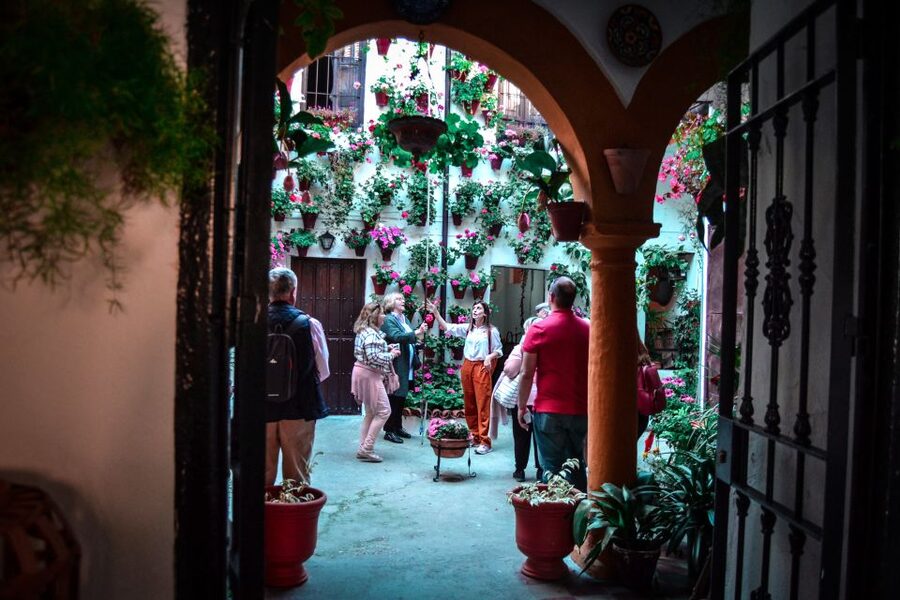 Patios of Cordoba Walking Tour - Entering the San Basilio courtyards