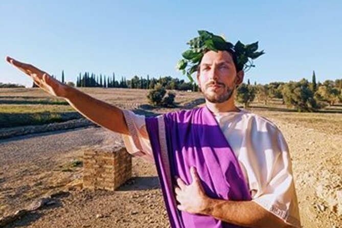Private Theatrical Journey with Roman Emperor in Italica - A Spanish tortilla finish