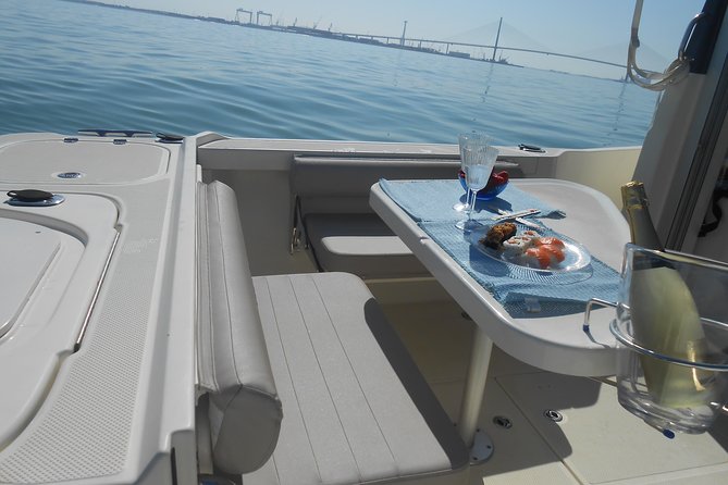 Romantic walk in the Bay of Cadiz - Cava, sushi, fruit, and music