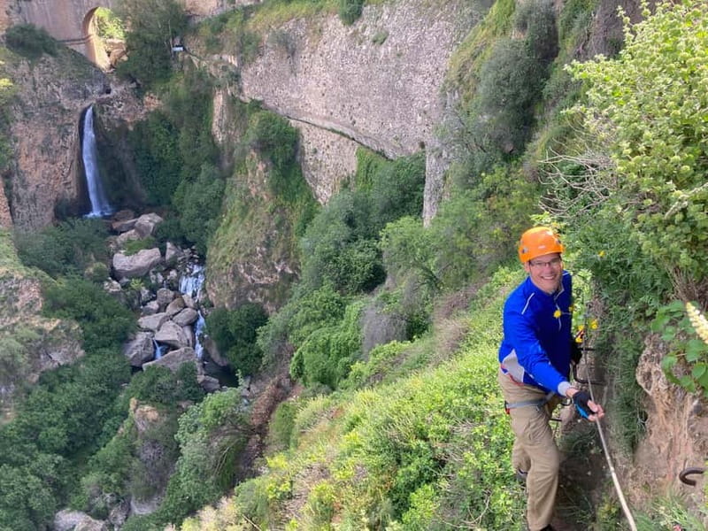 Ronda: Tajo de Ronda Via Ferrata Guided Climbing Tour - Climbing 50 meters above the Tajo