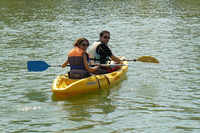 Sevilla 2 Hour Kayaking Tour on the Guadalquivir River - Paddling toward Seville’s river landmarks