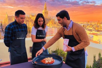 Rooftop Paella Cooking Class & 30-minute expert Q&A