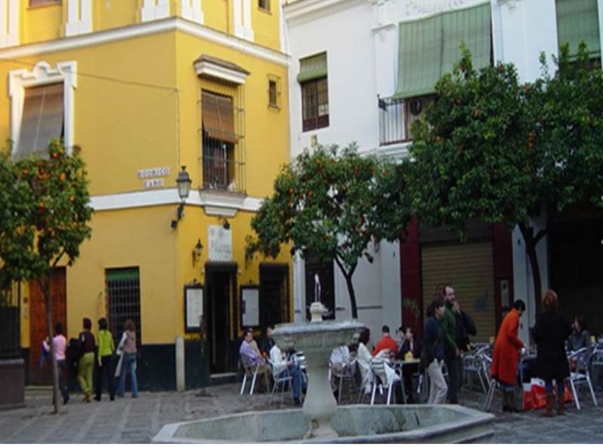 Seville: 1-Hour Walking Tour Barrio de Santa Cruz - Meeting at Plaza del Triunfo requires a careful check