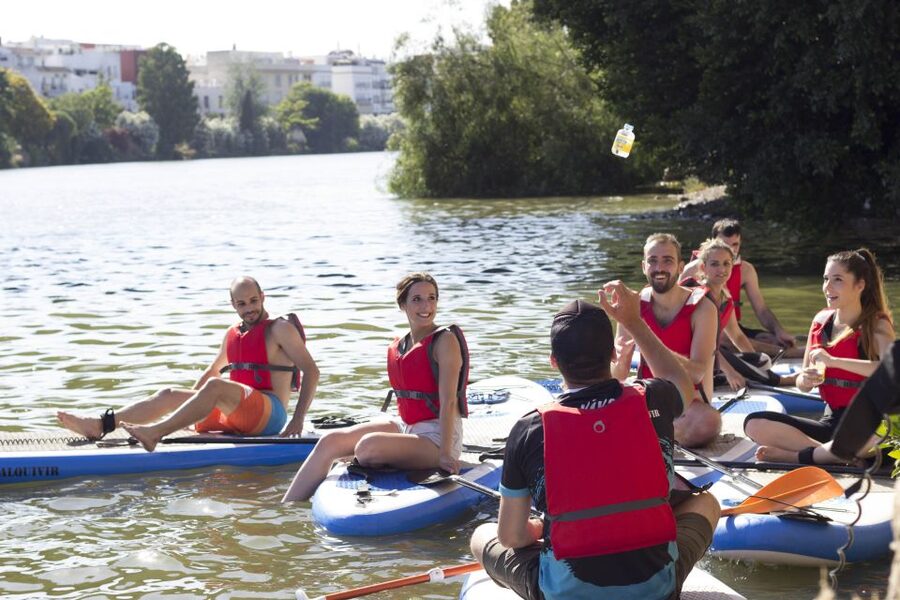 Seville: 2 Hour Paddle Surf Class - Starting at Plaza de Armas