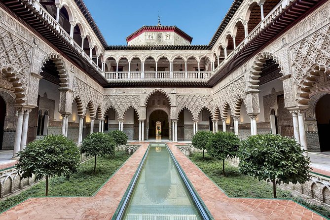 Seville: Alcázar,Cathedral and Plaza España Private Tour - The Royal Alcázar: one hour inside Seville’s royal compound