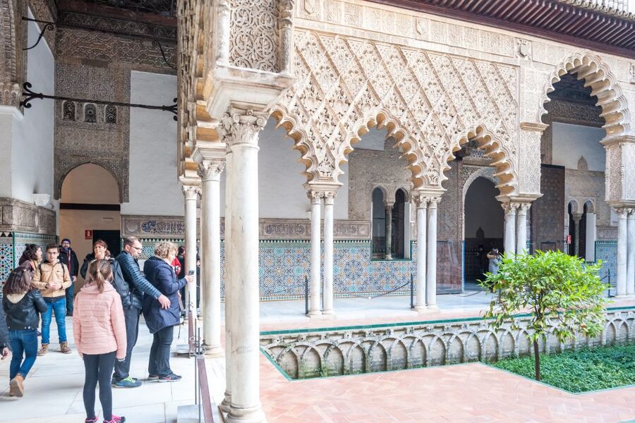 Seville: Alcázar Guided Tour - The Alcázar Gardens and their plant collection