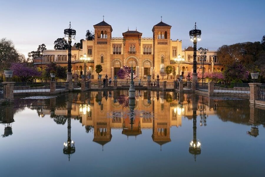 Seville: City of Queens, Nuns, Sex Work & Witches - Plaza de España, with more than postcard value