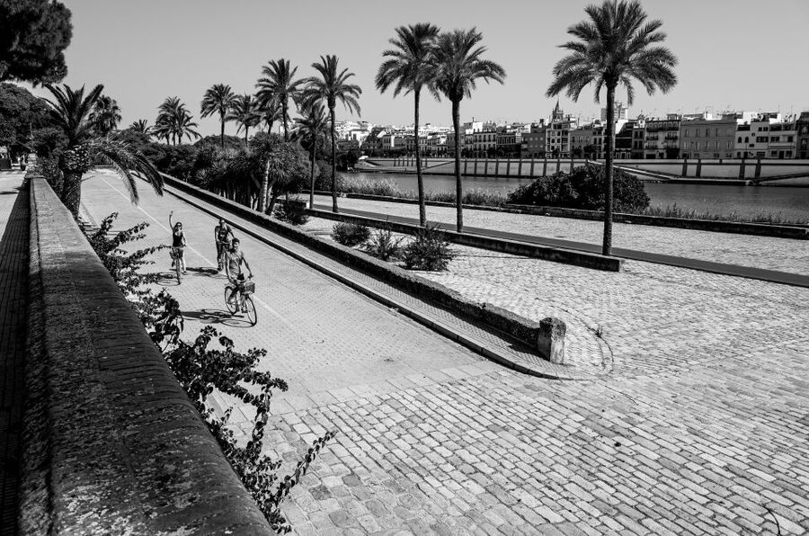 Seville: City Sightseeing and Local Culture Bike Tour - Torre del Oro and the city’s layered past
