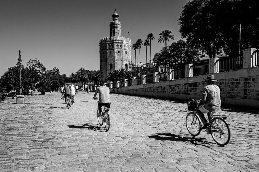 Seville: City Sightseeing and Local Culture Bike Tour - María Luisa Park and the ride through open space