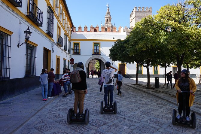 Seville City Tour: 90-Minute Riverside Segway Tour - Plaza de España: the main photo stop
