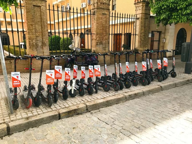 Seville: Electric Bike City Tour - Plaza de España deserves its full twenty minutes