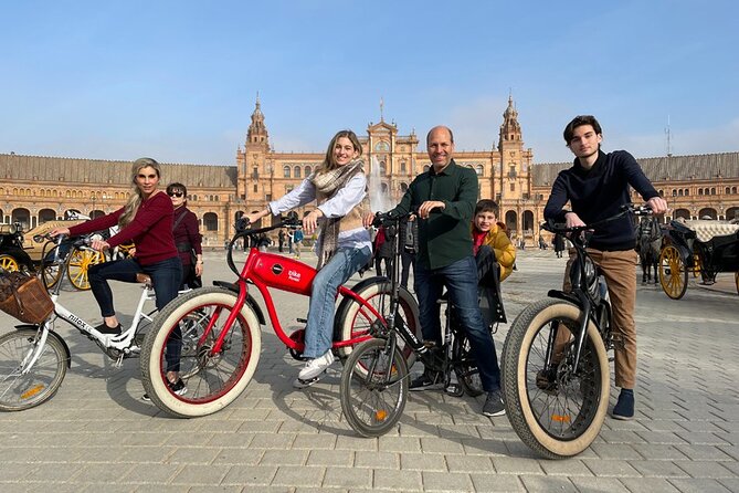 Seville ElectricBike Tour 2h | Explore Like a Local | Small Group - Plaza de España deserves the longest pause