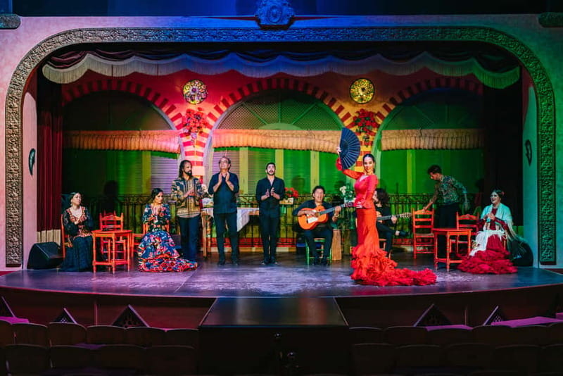 Seville: Flamenco at El Palacio Andaluz with Optional Dinner - Entering an Andalusian palace for the performance