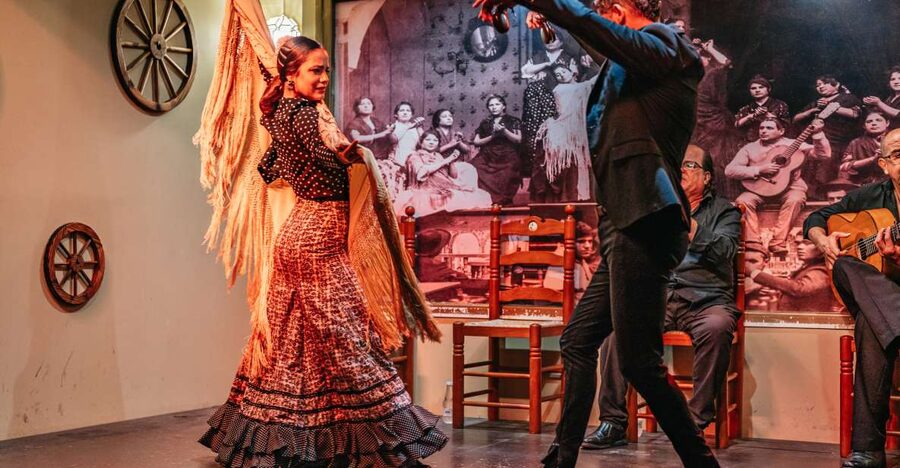 Seville: Flamenco Show with Andalusian Dinner at La Cantaora - The tapas menu for two