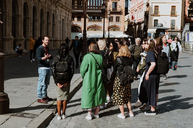 Seville Former Jewish Quarter Walking Tour: Santa Cruz - Plaza del Triunfo begins the story