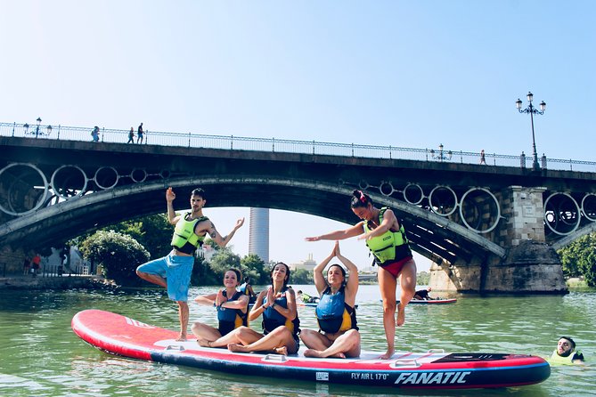 Seville: Paddle Surf on an XXL Board - Real Maestranza and the riverfront view