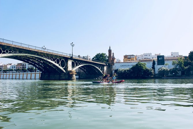 Seville: Paddle Surf on an XXL Board - Giralda and Seville Cathedral from a new angle