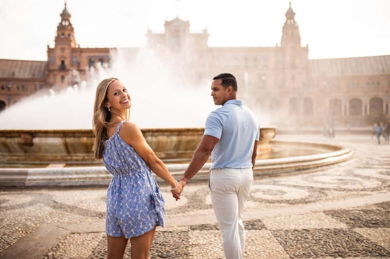Seville: Professional Photoshoot and Video - Why Plaza España works so well for portraits