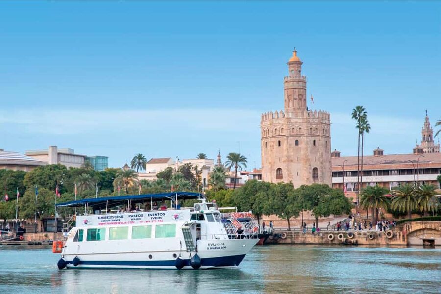 Seville: Restaurant boat ride on the Guadalquivir River with lunch/dinner - Key points to know before booking