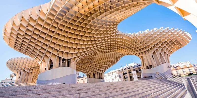 Seville: Sunset Roof Top Walking Tour - Plaza Mayor, Hotel Amadeus, and the changing skyline