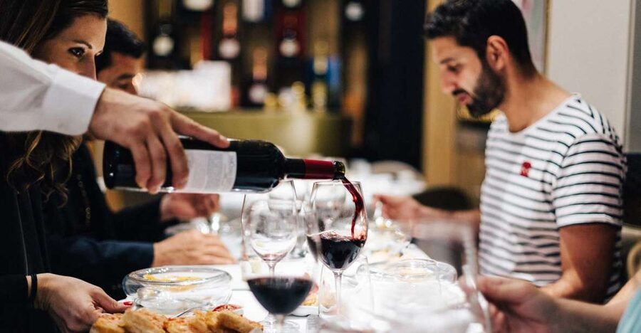 Seville: Wine and Gourmet Tapas Tour - First stop: a local bodega and classic Seville flavors