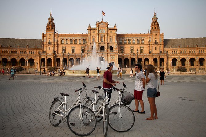 Sunset Guided Bike Tour in Seville - The Alcázar and the route toward the river