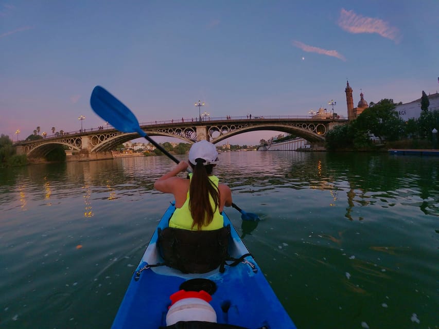 Sunset Kayak: Historic Seville, Triana and La Cartuja - Key points to know before booking